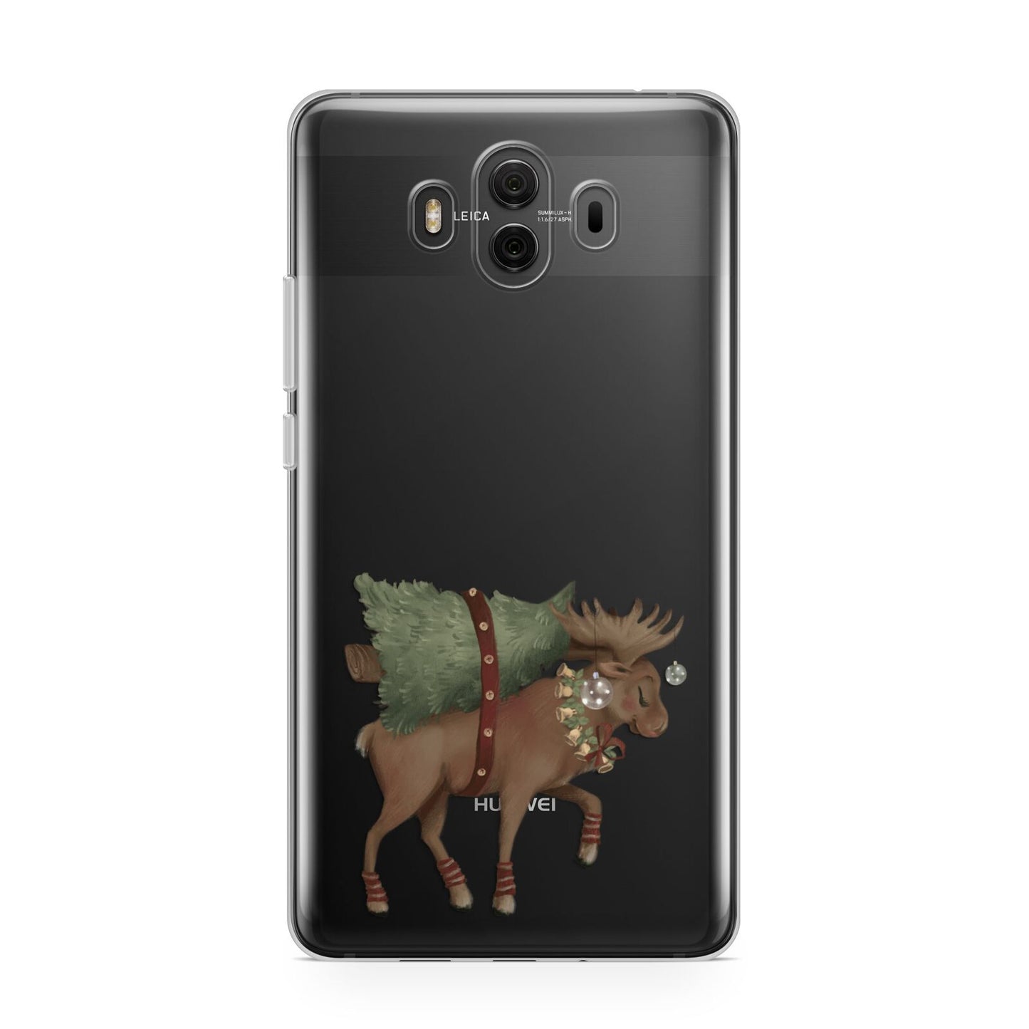 Reindeer Christmas Tree Huawei Mate 10 Protective Phone Case