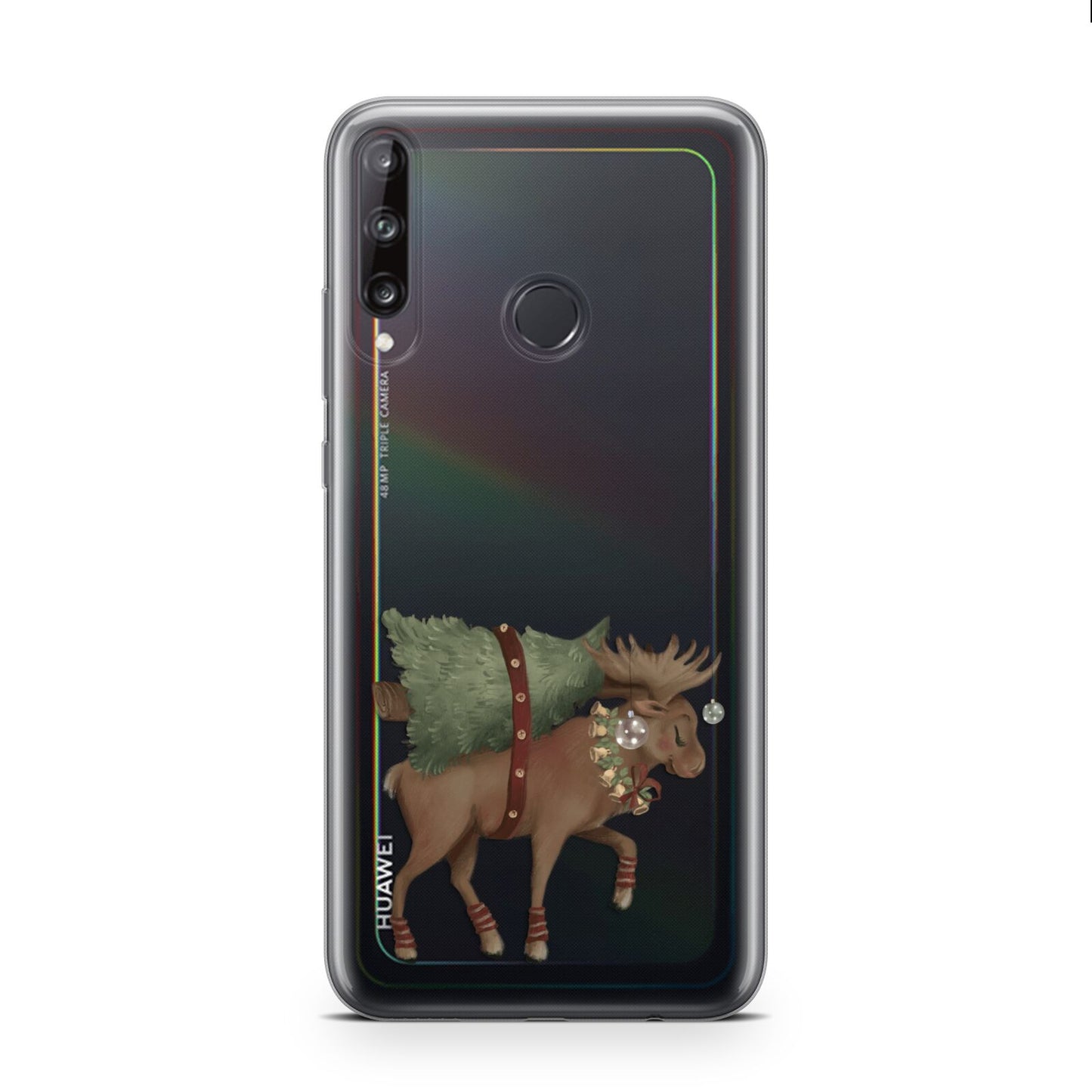 Reindeer Christmas Tree Huawei P40 Lite E Phone Case