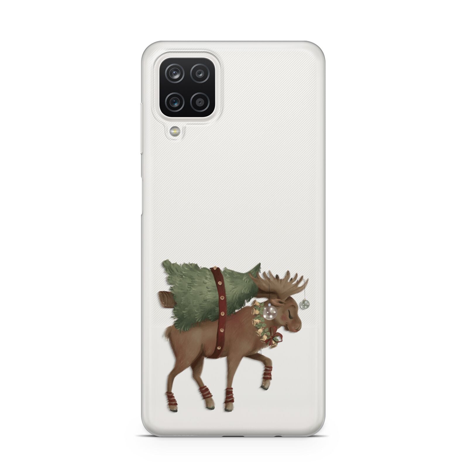 Reindeer Christmas Tree Samsung A12 Case