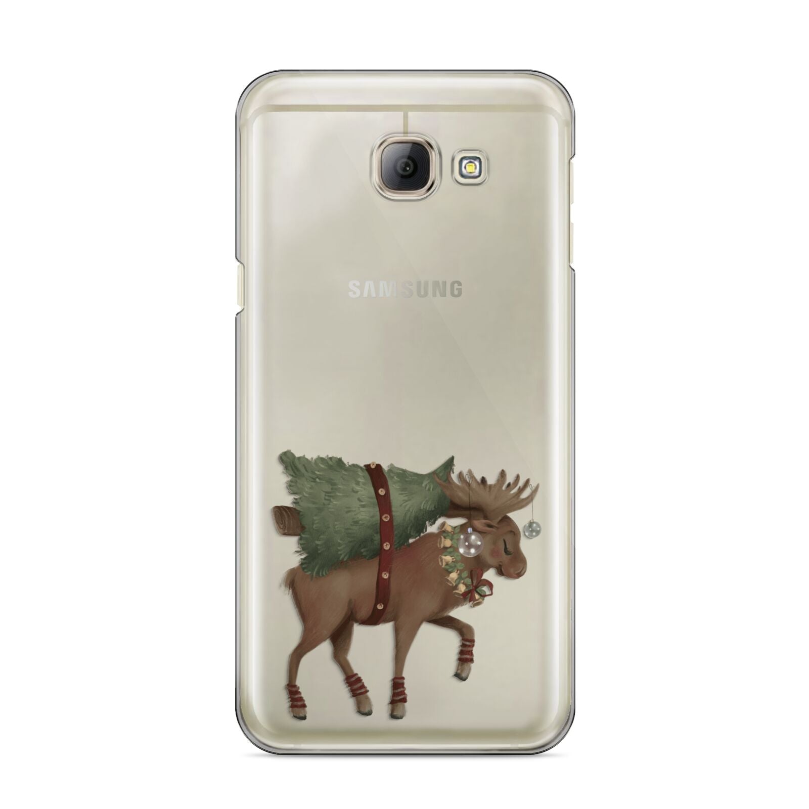 Reindeer Christmas Tree Samsung Galaxy A8 2016 Case