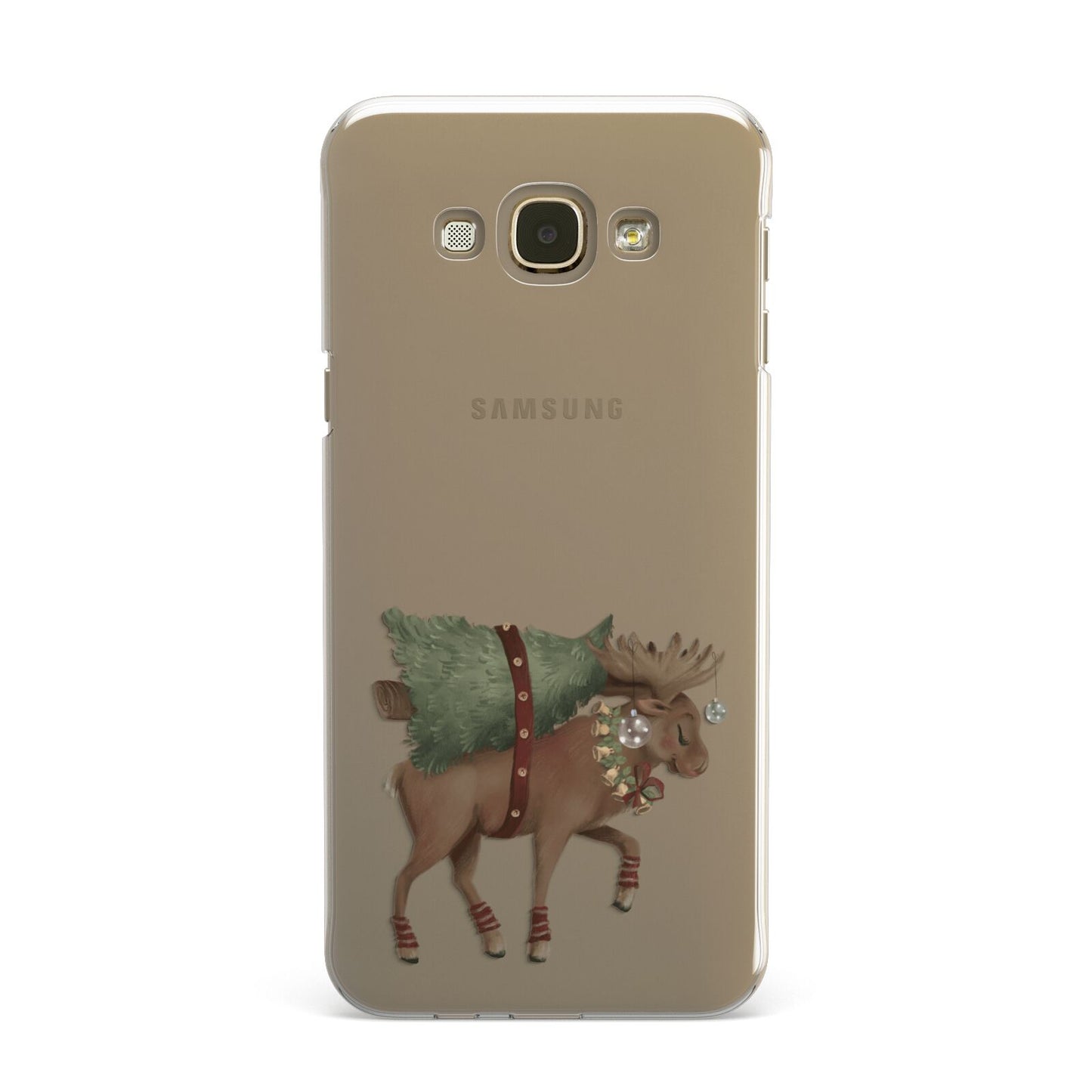 Reindeer Christmas Tree Samsung Galaxy A8 Case