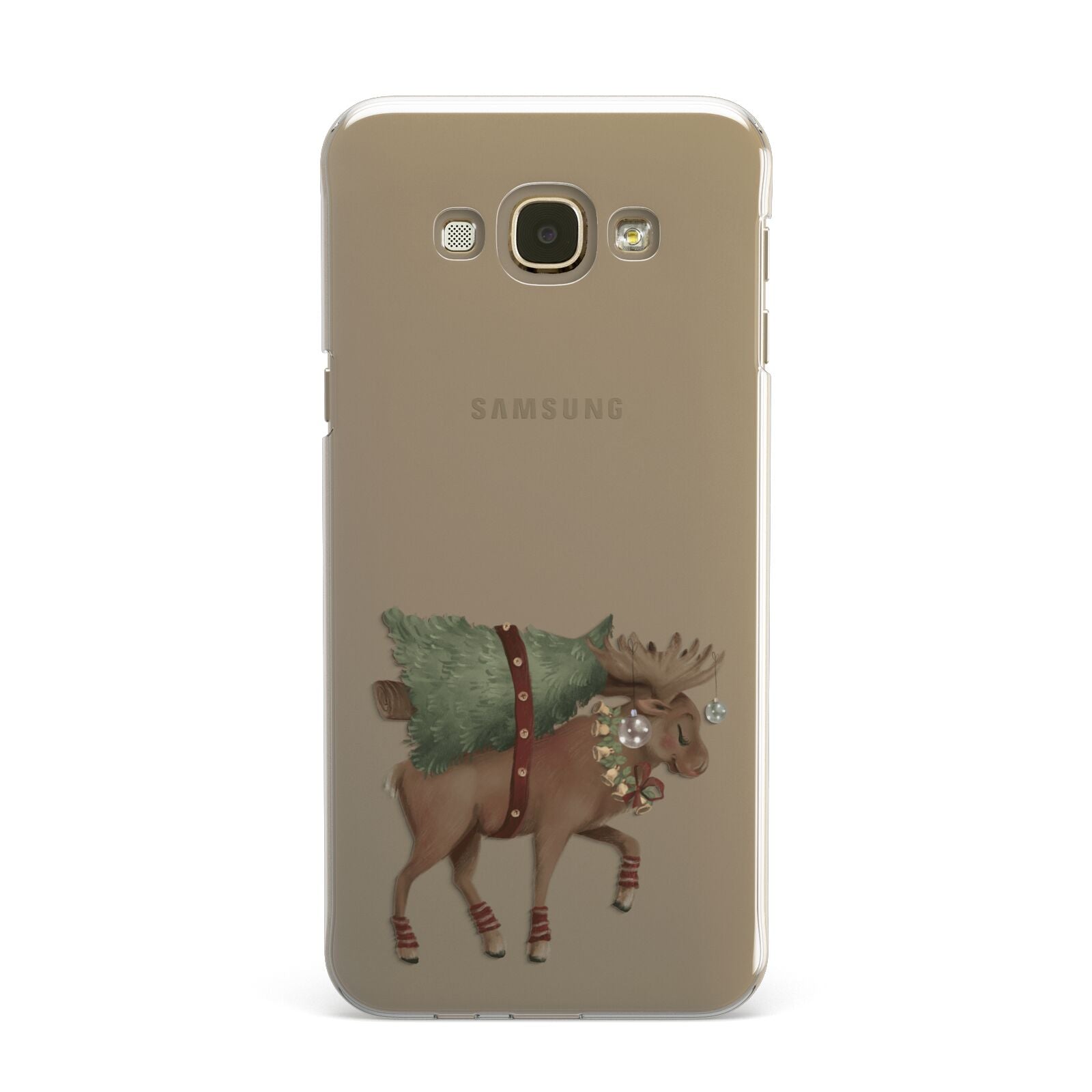 Reindeer Christmas Tree Samsung Galaxy A8 Case