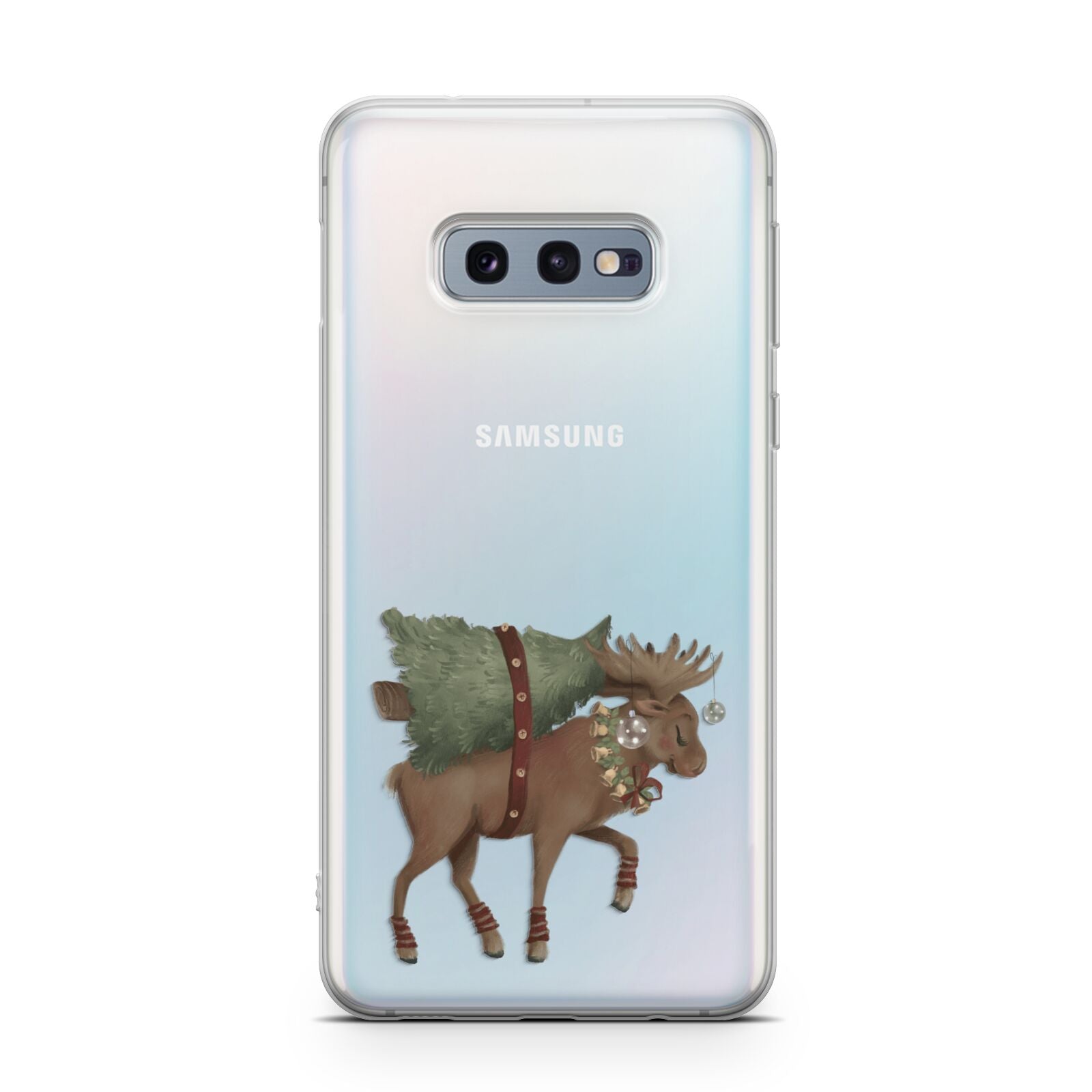 Reindeer Christmas Tree Samsung Galaxy S10E Case