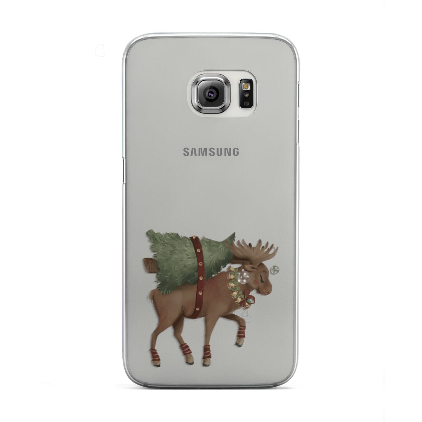 Reindeer Christmas Tree Samsung Galaxy S6 Edge Case