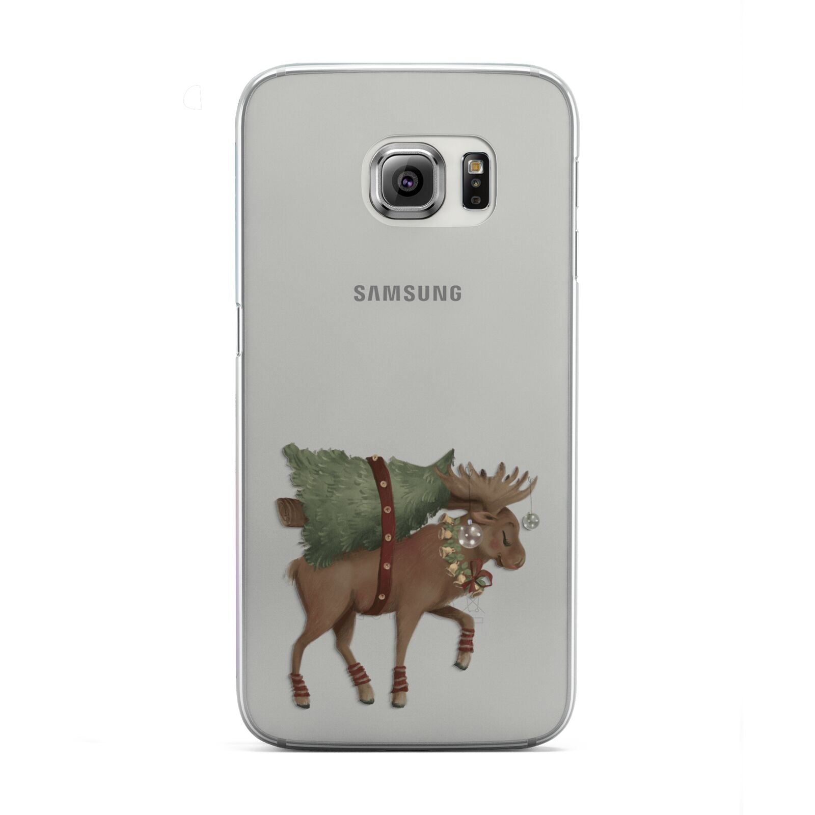 Reindeer Christmas Tree Samsung Galaxy S6 Edge Case