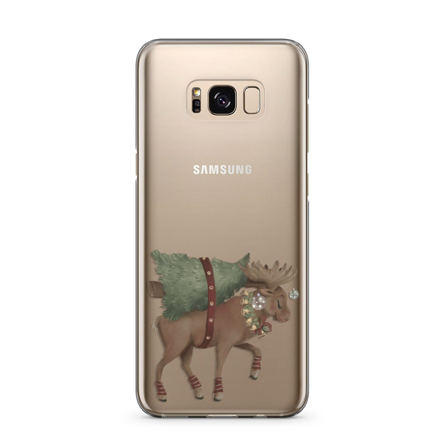 Reindeer Christmas Tree Samsung Galaxy S8 Plus Case