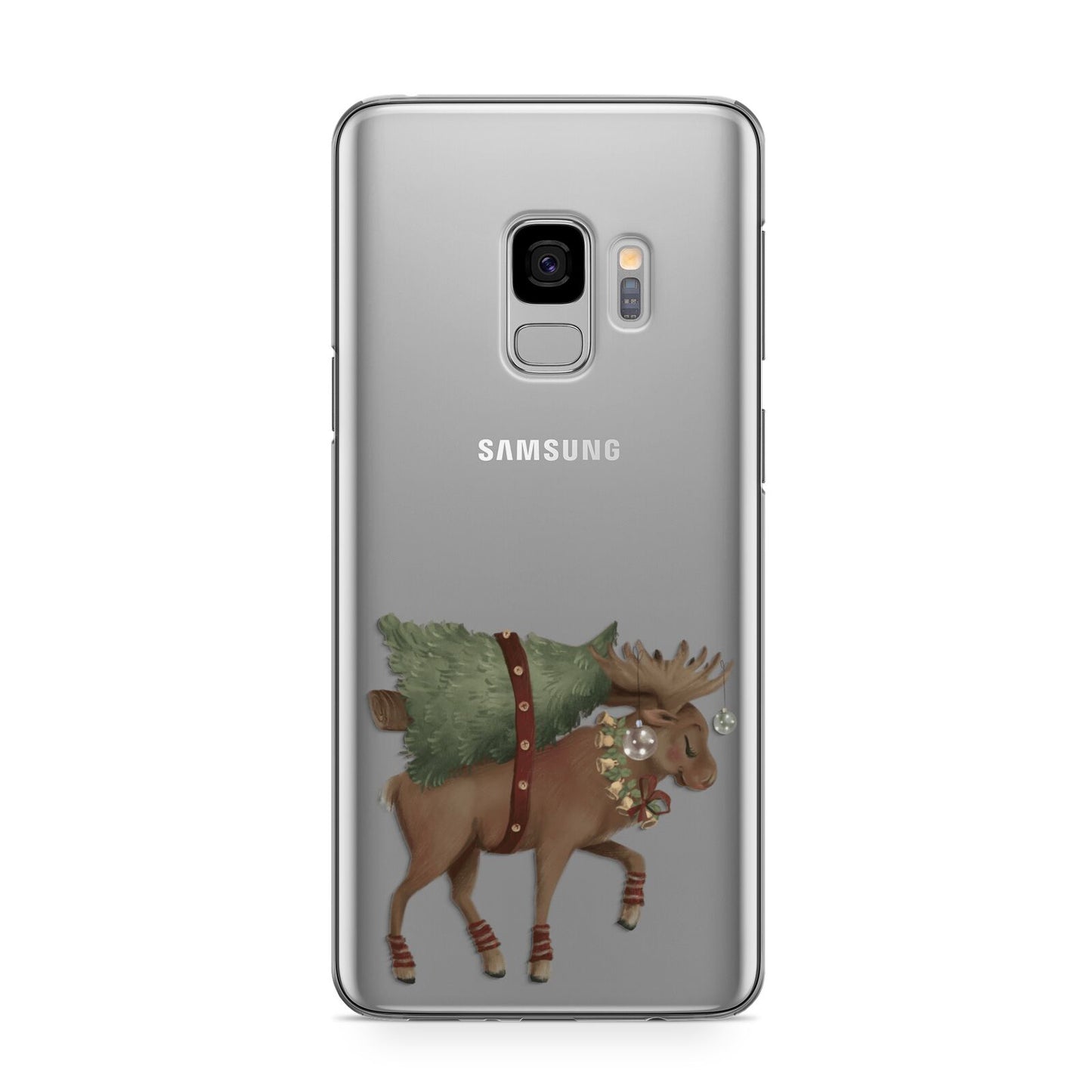 Reindeer Christmas Tree Samsung Galaxy S9 Case