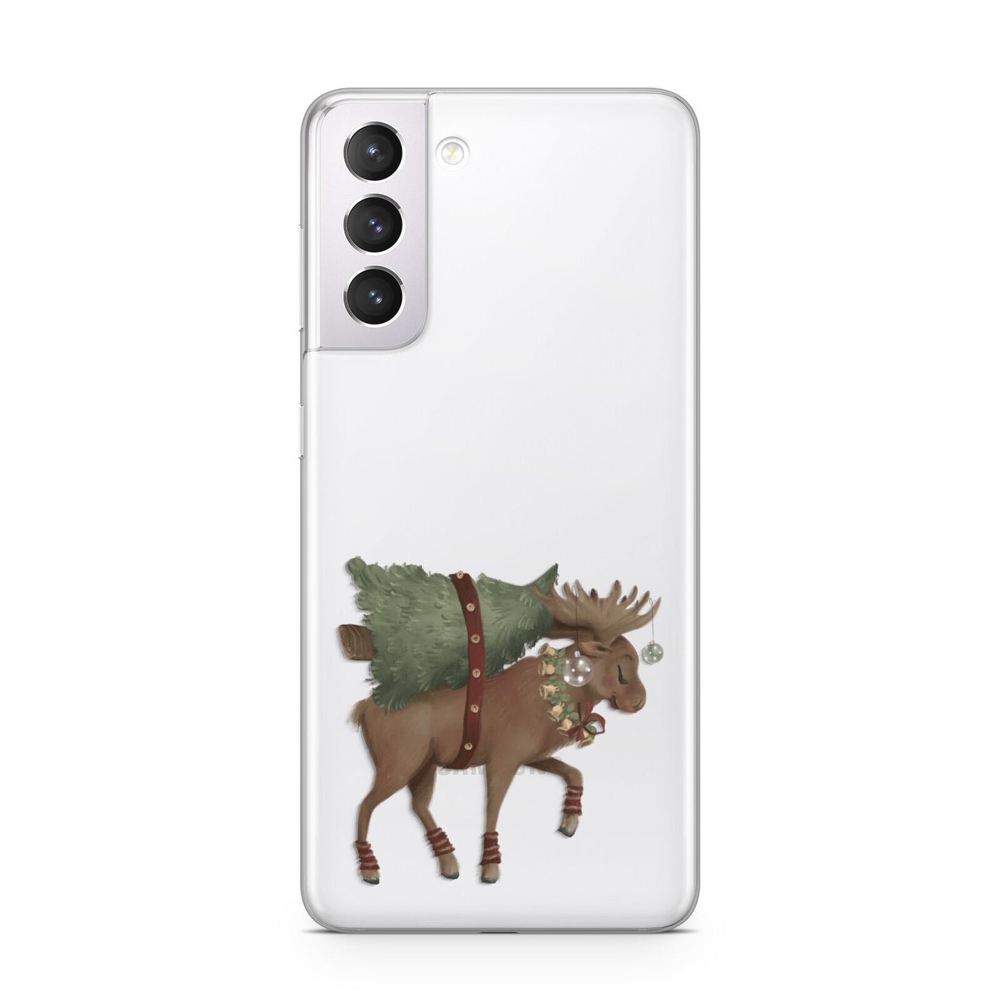 Reindeer Christmas Tree Samsung S21 Case