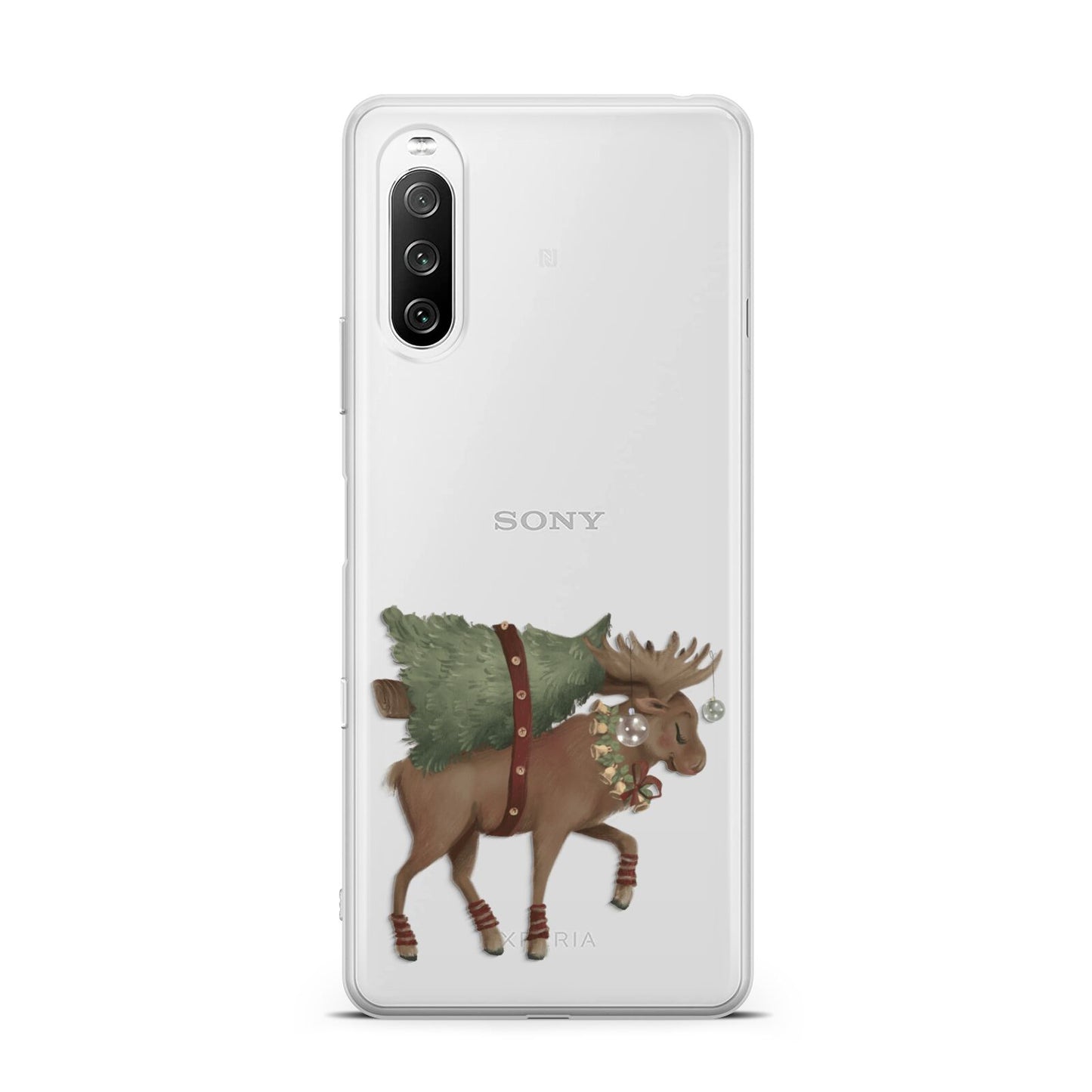 Reindeer Christmas Tree Sony Xperia 10 III Case