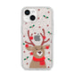 Reindeer Christmas iPhone 14 Glitter Tough Case Starlight
