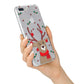 Reindeer Christmas iPhone 7 Plus Bumper Case on Silver iPhone Alternative Image