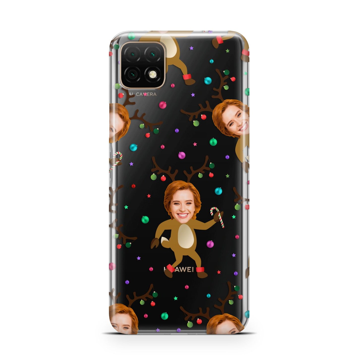 Reindeer Photo Face Huawei Enjoy 20 Phone Case