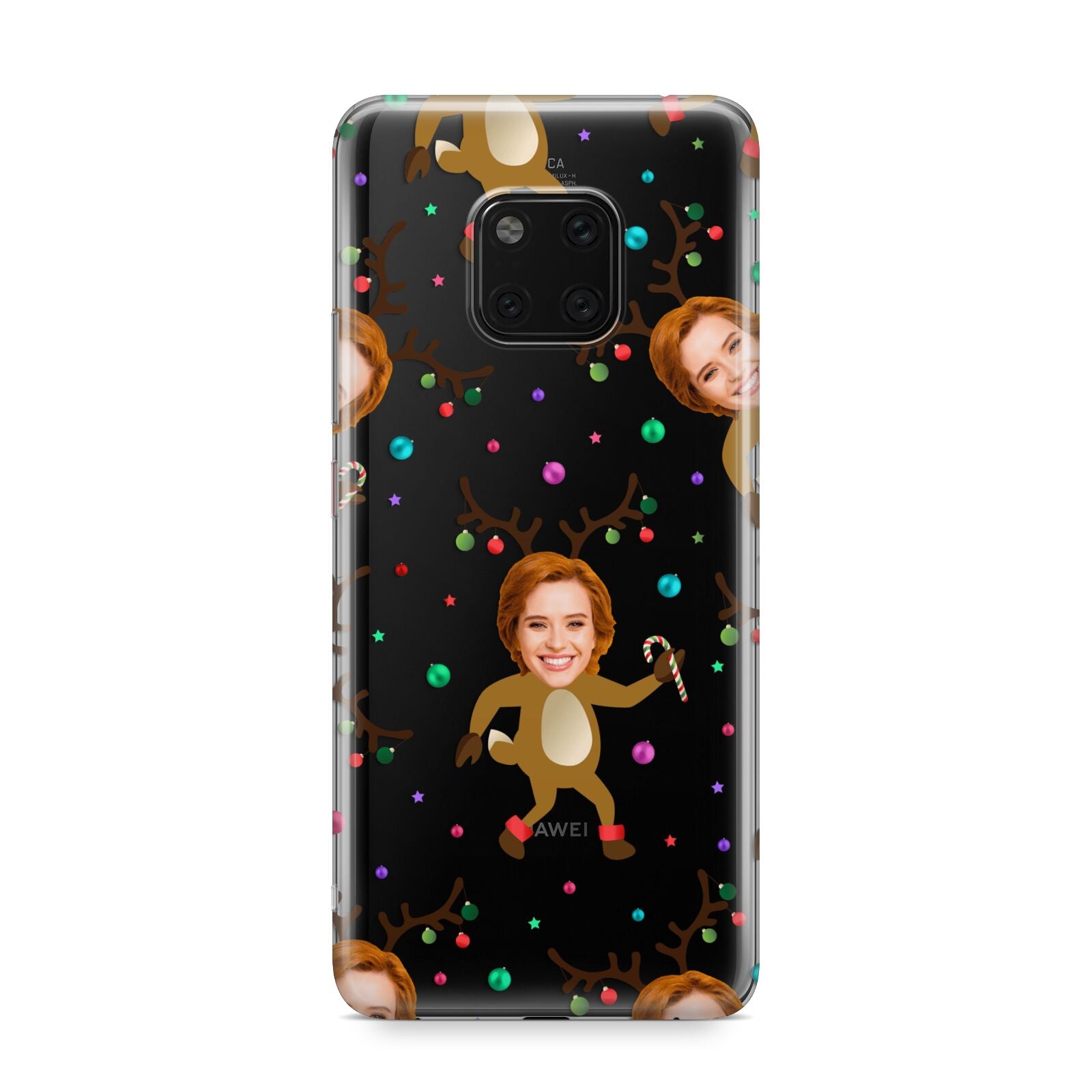 Reindeer Photo Face Huawei Mate 20 Pro Phone Case