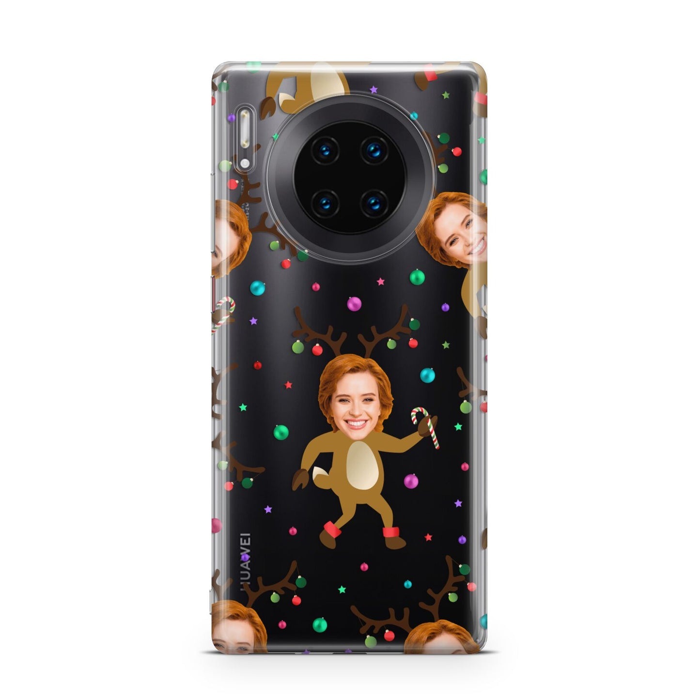 Reindeer Photo Face Huawei Mate 30 Pro Phone Case