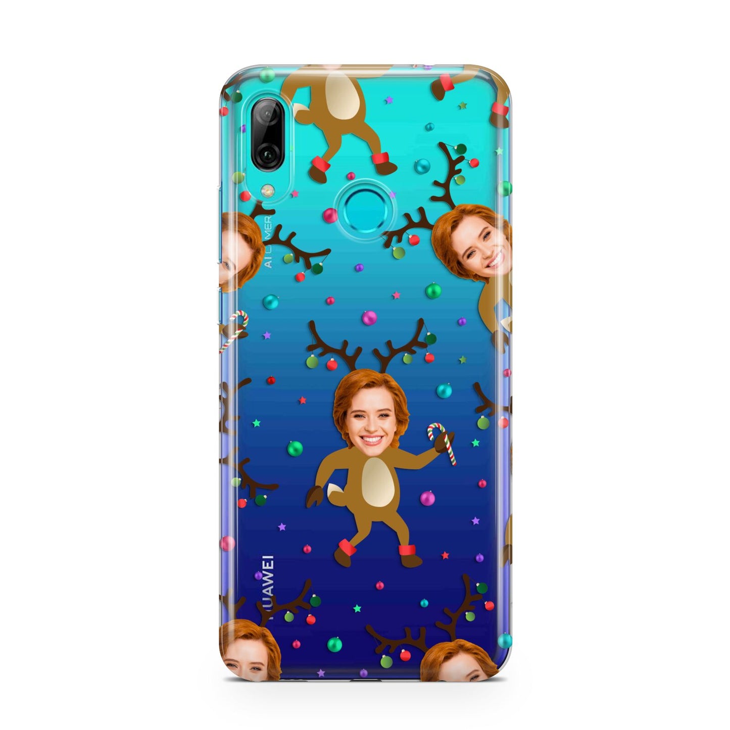 Reindeer Photo Face Huawei P Smart 2019 Case