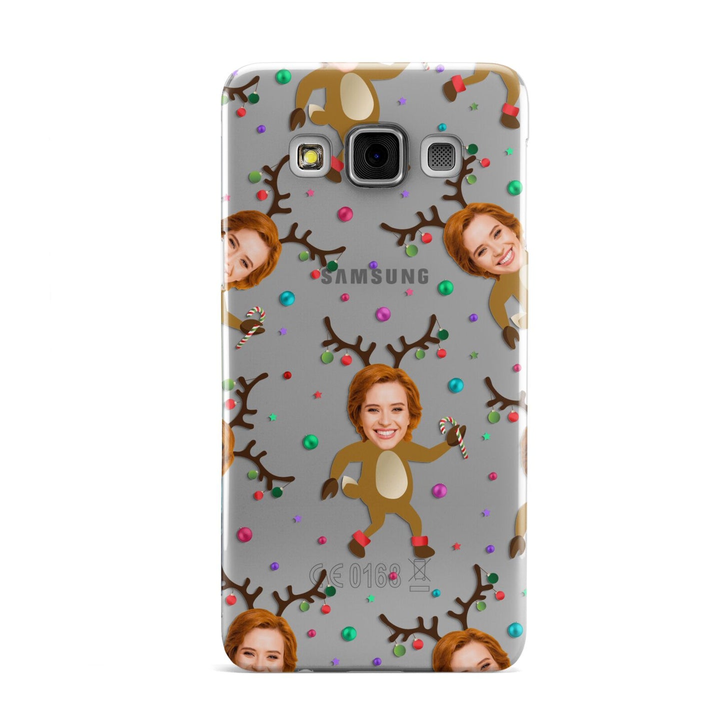 Reindeer Photo Face Samsung Galaxy A3 Case