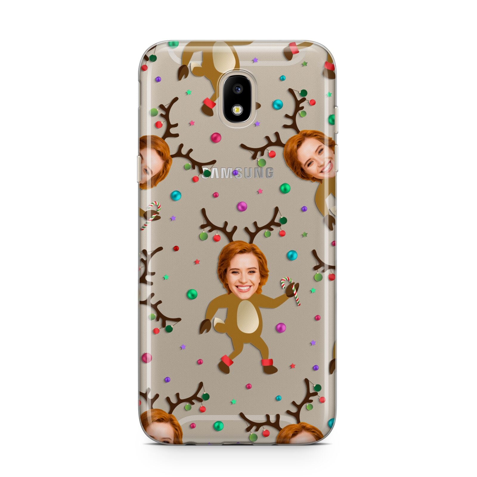 Reindeer Photo Face Samsung J5 2017 Case