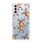 Reindeer Photo Face Samsung S21 Plus Case