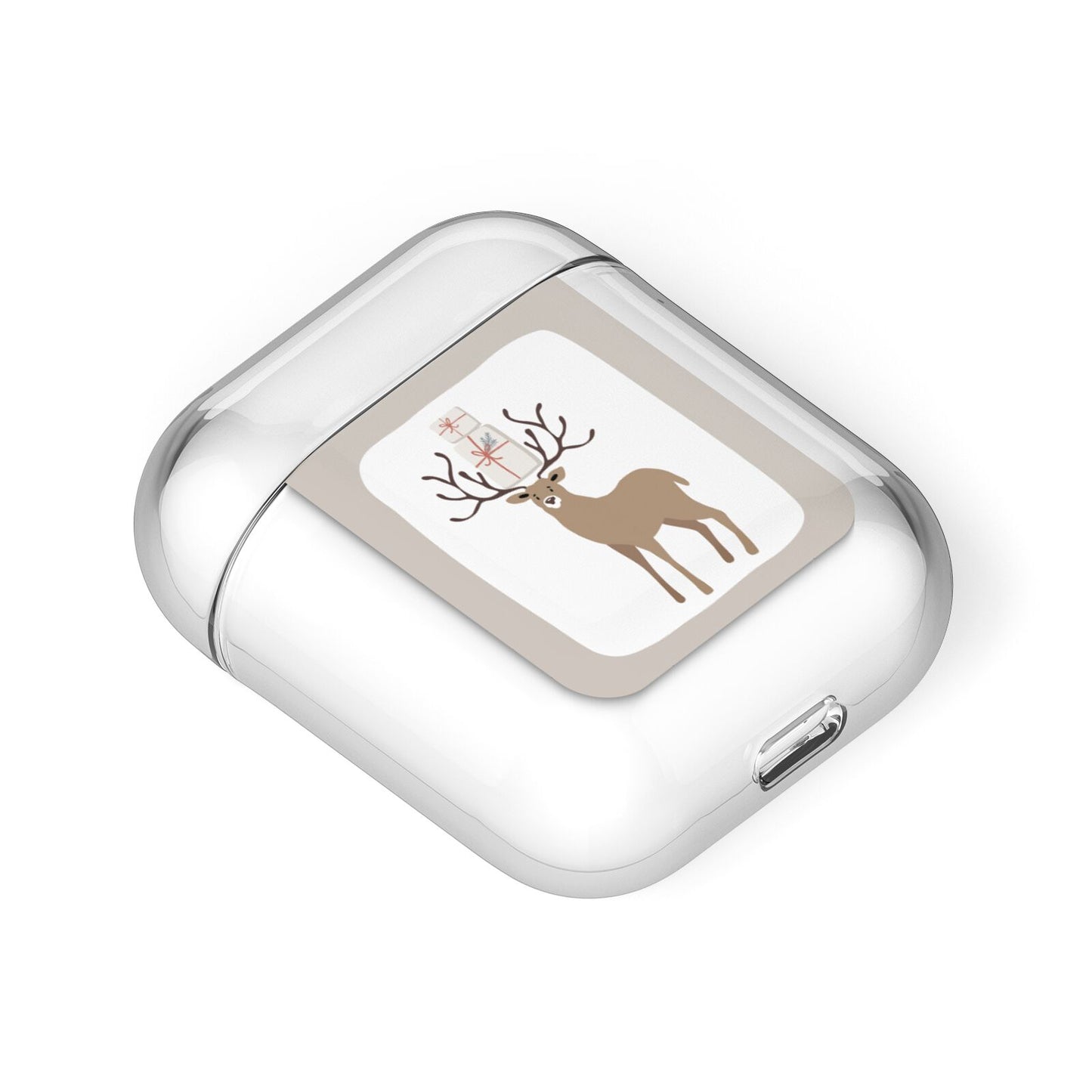 Reindeer Presents AirPods Case Laid Flat