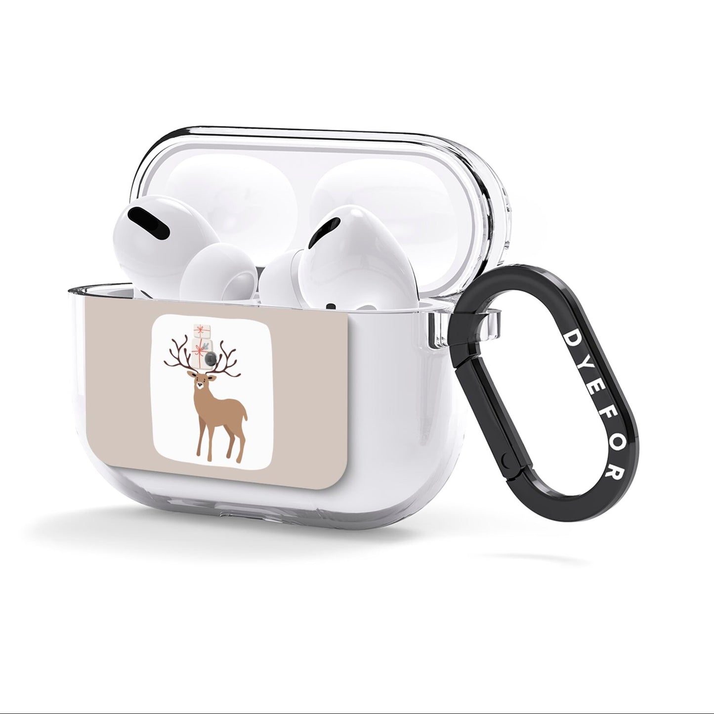 Reindeer Presents AirPods Clear Case 3rd Gen Side Image