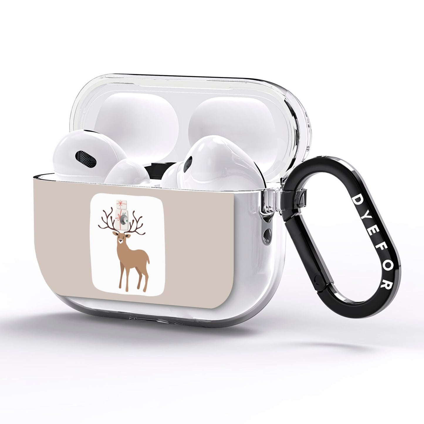 Reindeer Presents AirPods Pro Clear Case Side Image