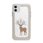 Reindeer Presents Apple iPhone 11 in White with Bumper Case