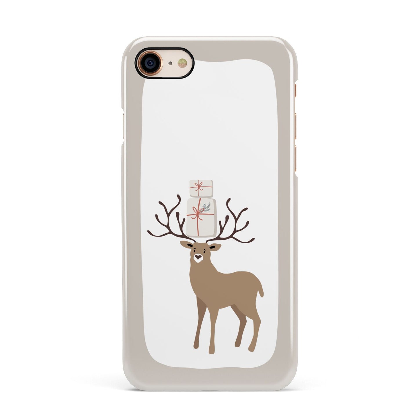 Reindeer Presents Apple iPhone 7 8 3D Snap Case