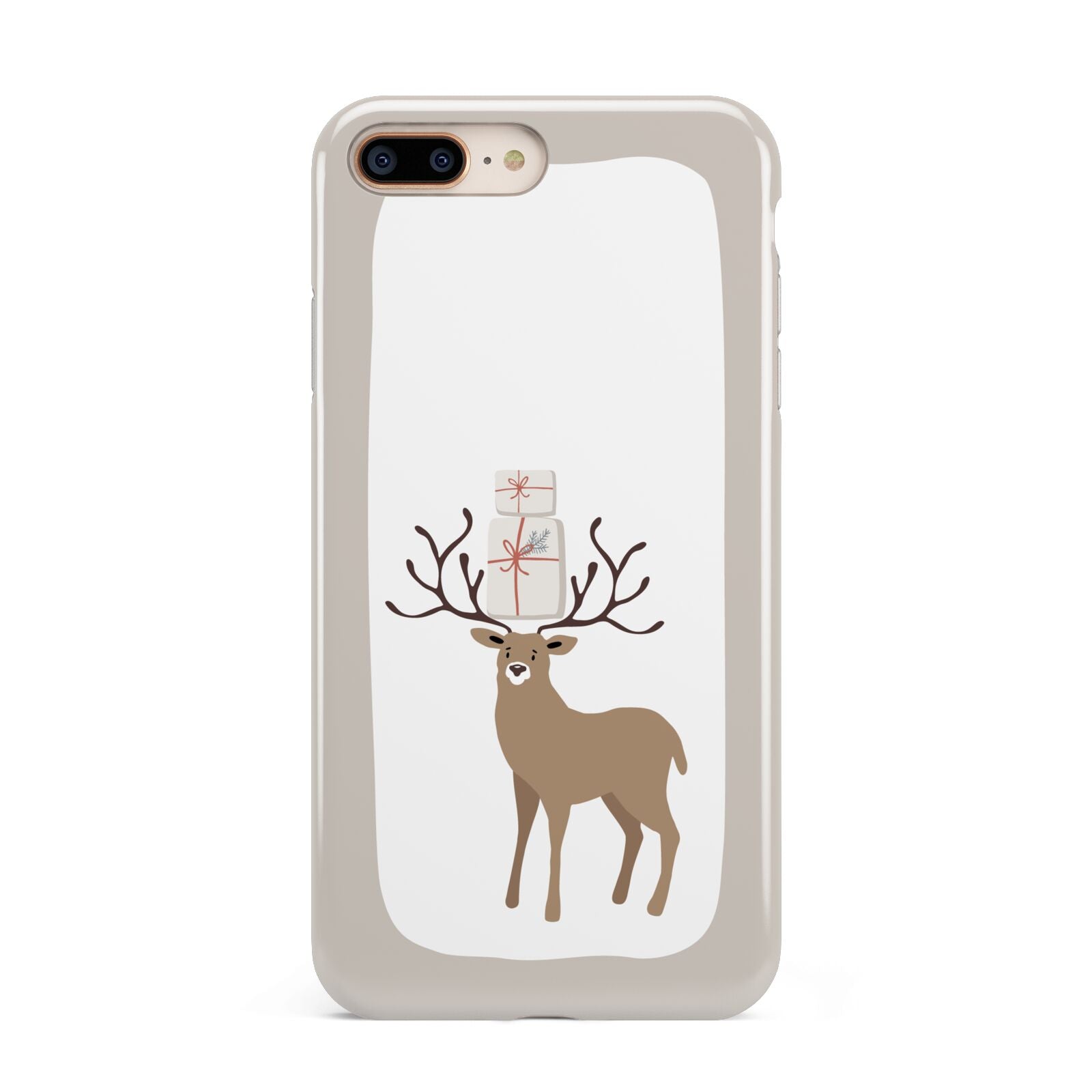 Reindeer Presents Apple iPhone 7 8 Plus 3D Tough Case