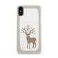 Reindeer Presents Apple iPhone XS 3D Snap Case