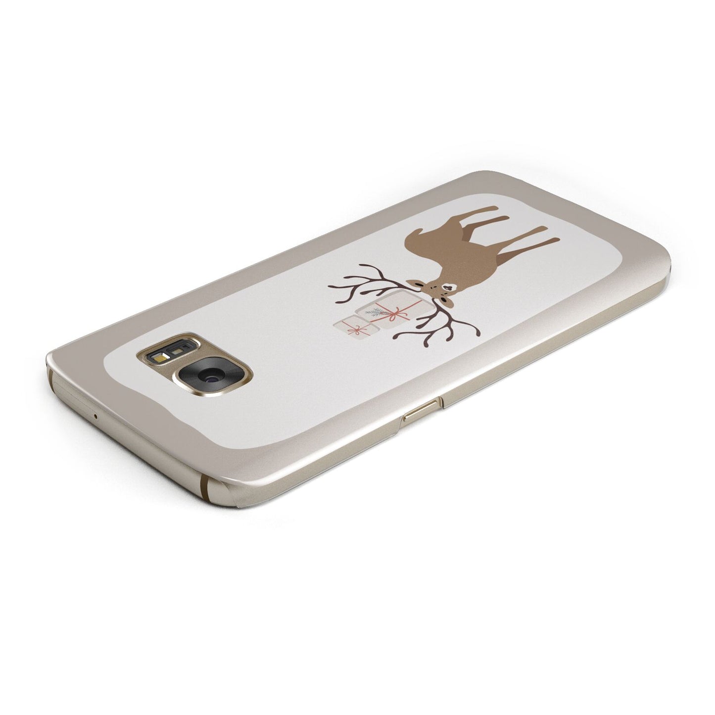 Reindeer Presents Samsung Galaxy Case Top Cutout