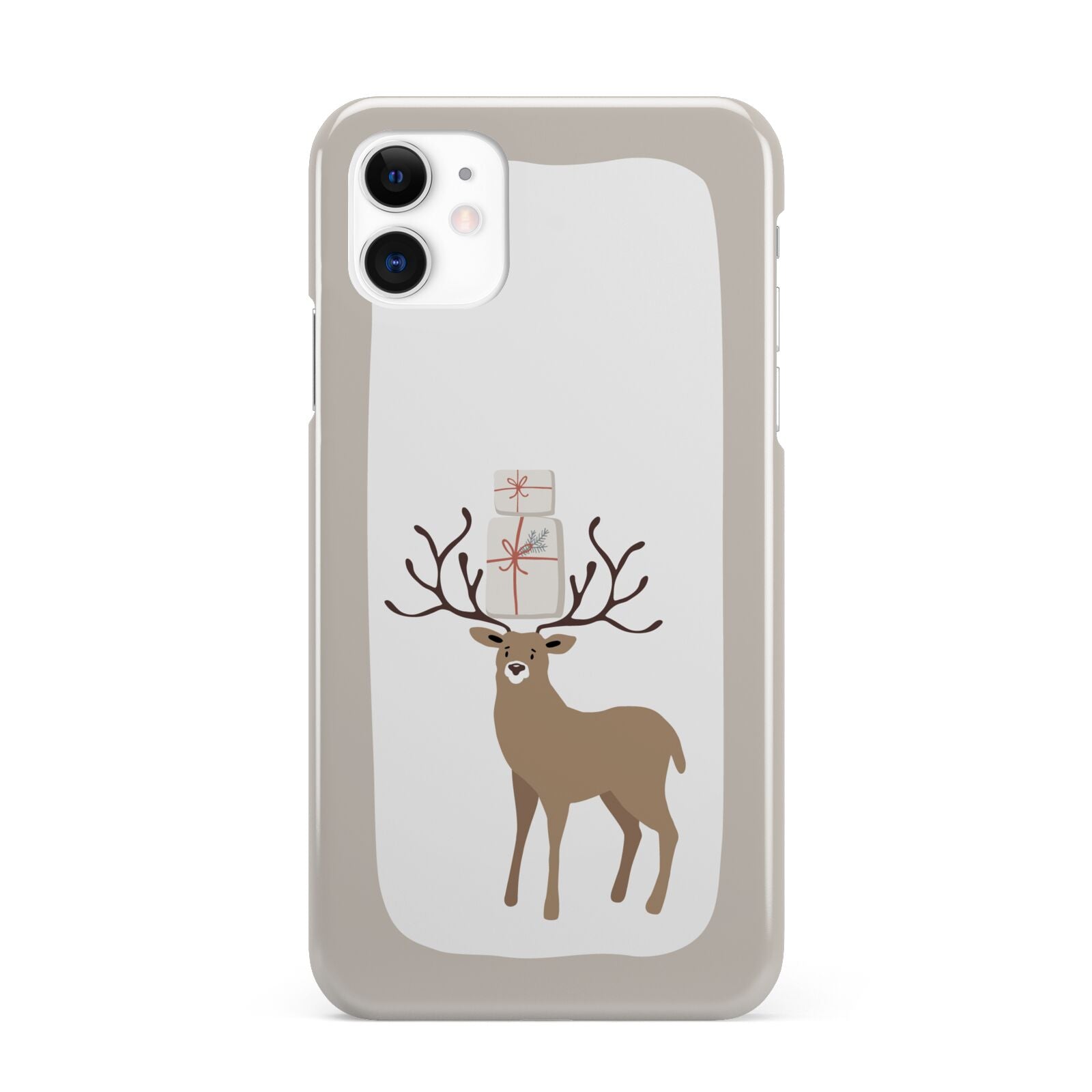 Reindeer Presents iPhone 11 3D Snap Case