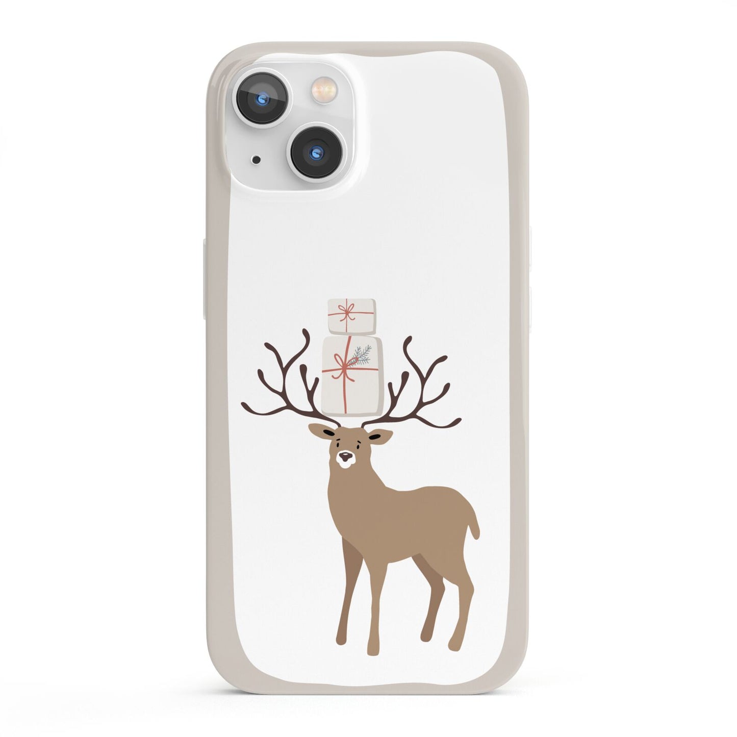 Reindeer Presents iPhone 13 Full Wrap 3D Snap Case