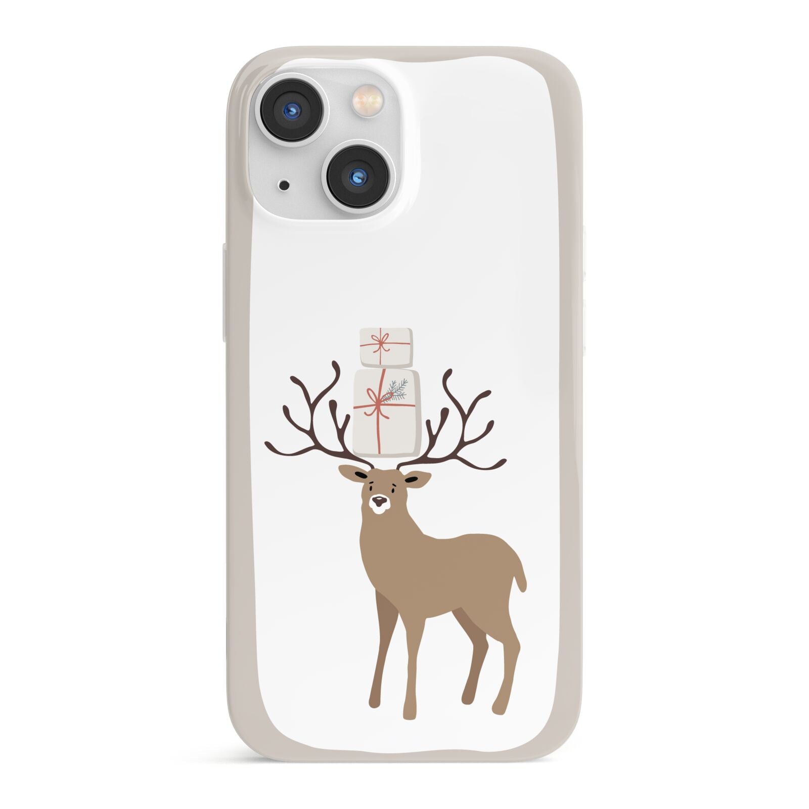Reindeer Presents iPhone 13 Mini Full Wrap 3D Snap Case
