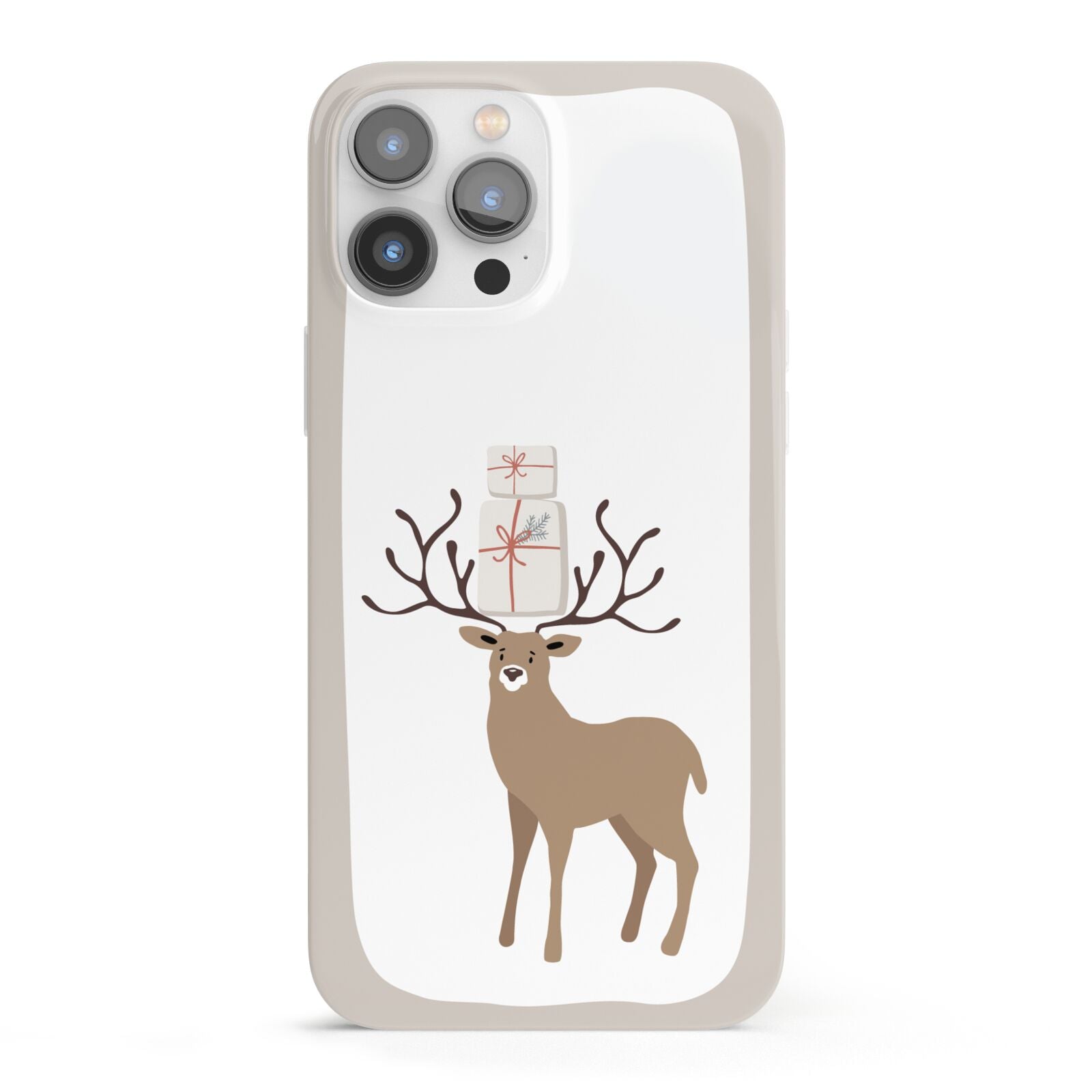 Reindeer Presents iPhone 13 Pro Max Full Wrap 3D Snap Case