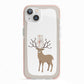 Reindeer Presents iPhone 13 TPU Impact Case with Pink Edges