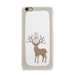 Reindeer Presents iPhone 6 Plus 3D Snap Case on Gold Phone