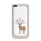 Reindeer Presents iPhone 7 Plus Bumper Case on Silver iPhone