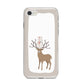 Reindeer Presents iPhone 8 Bumper Case on Silver iPhone