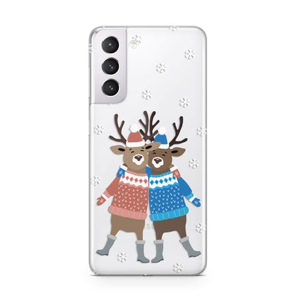 Reindeer Samsung S21 Case