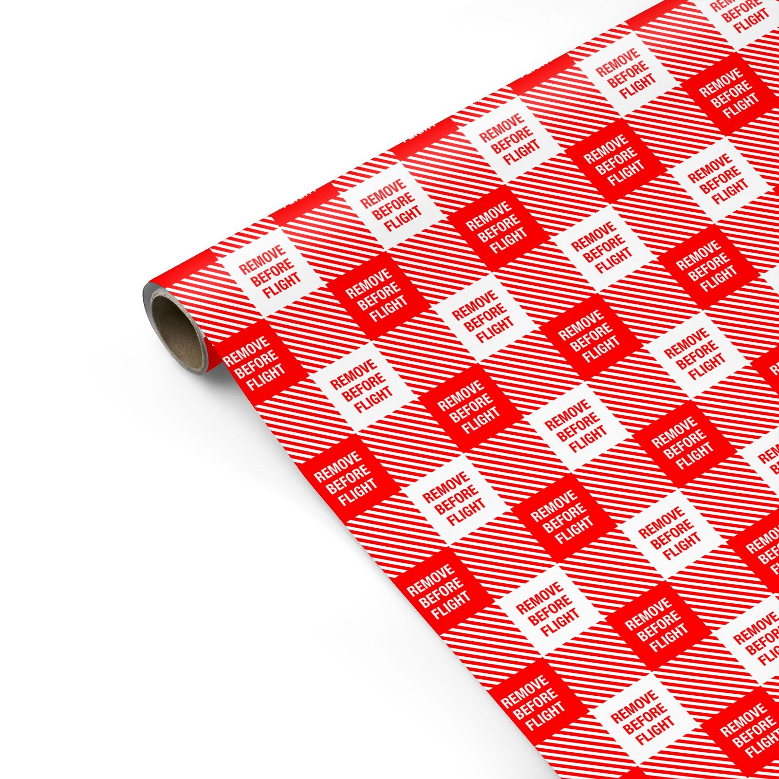 Remove Before Flight Personalised Gift Wrap