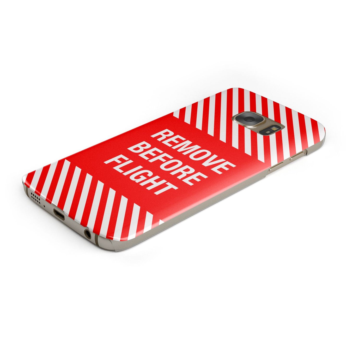 Remove Before Flight Protective Samsung Galaxy Case Angled Image