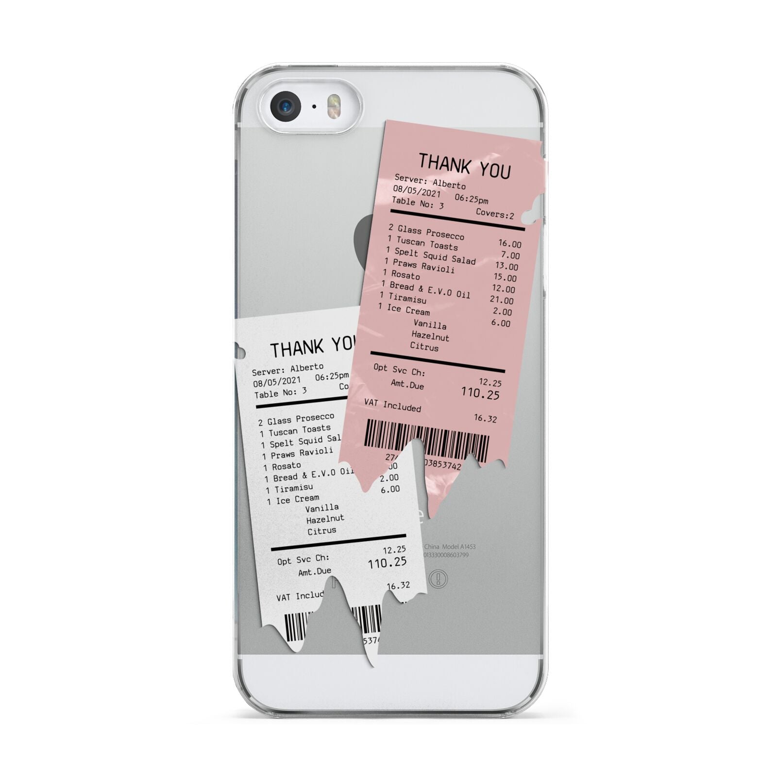 Restaurant Receipts Apple iPhone 5 Case