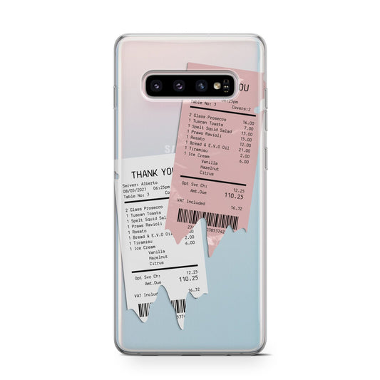 Restaurant Receipts Protective Samsung Galaxy Case