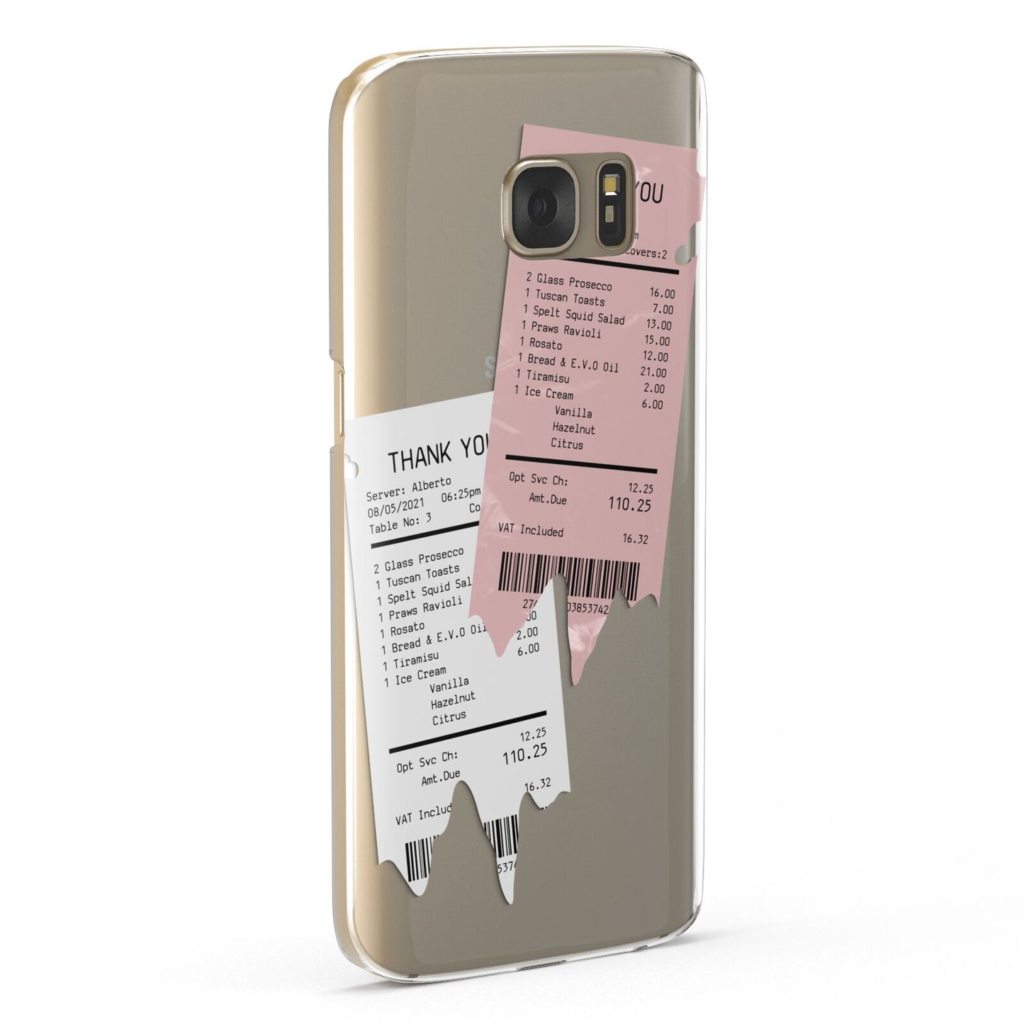 Restaurant Receipts Samsung Galaxy Case Fourty Five Degrees