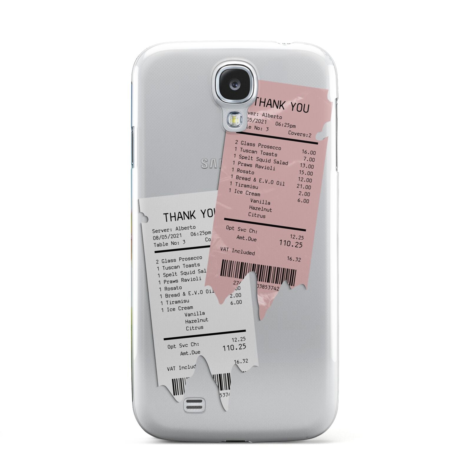 Restaurant Receipts Samsung Galaxy S4 Case