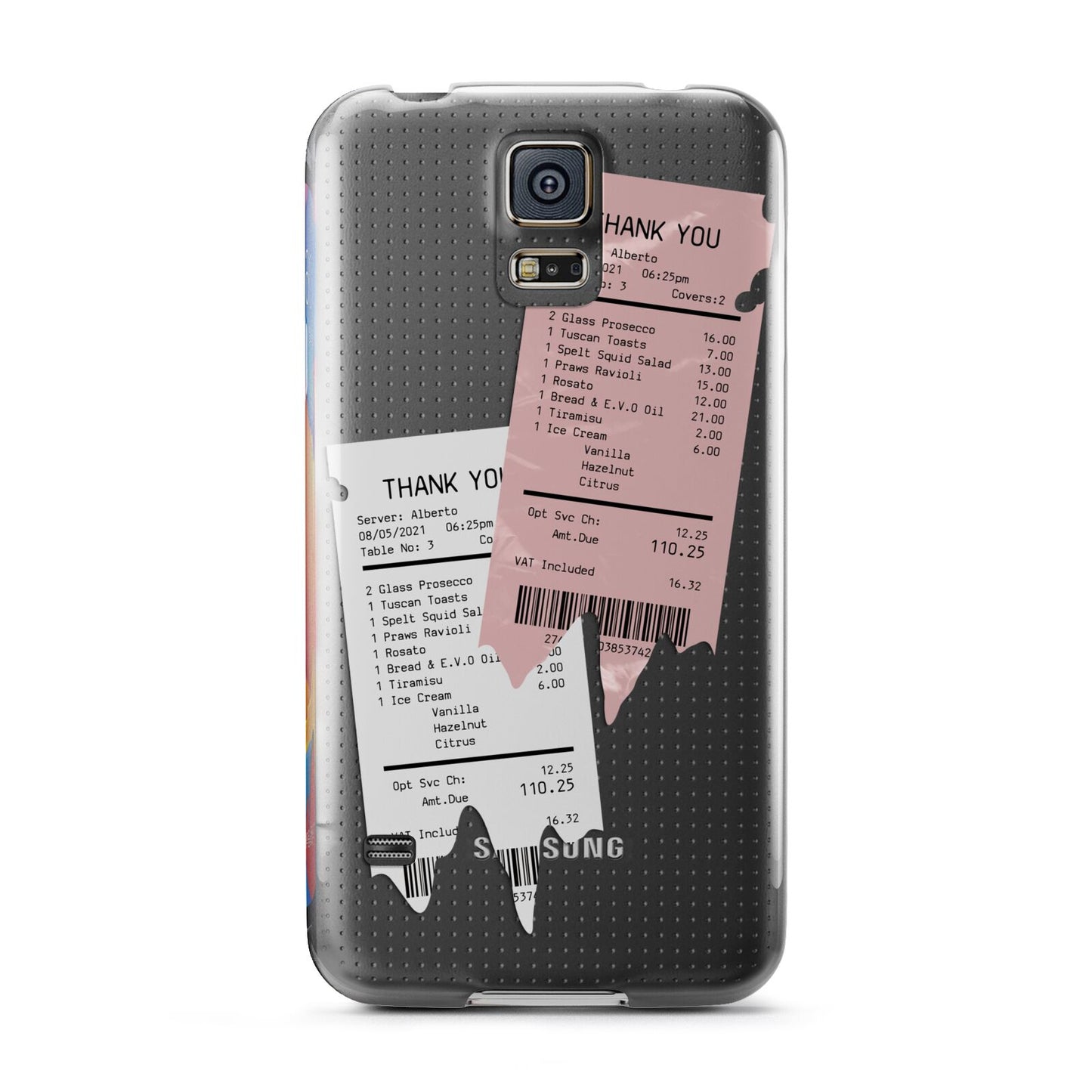 Restaurant Receipts Samsung Galaxy S5 Case