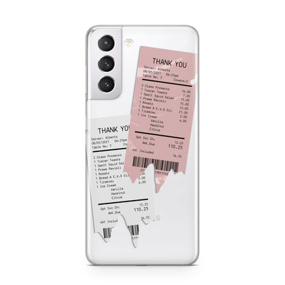 Restaurant Receipts Samsung S21 Case