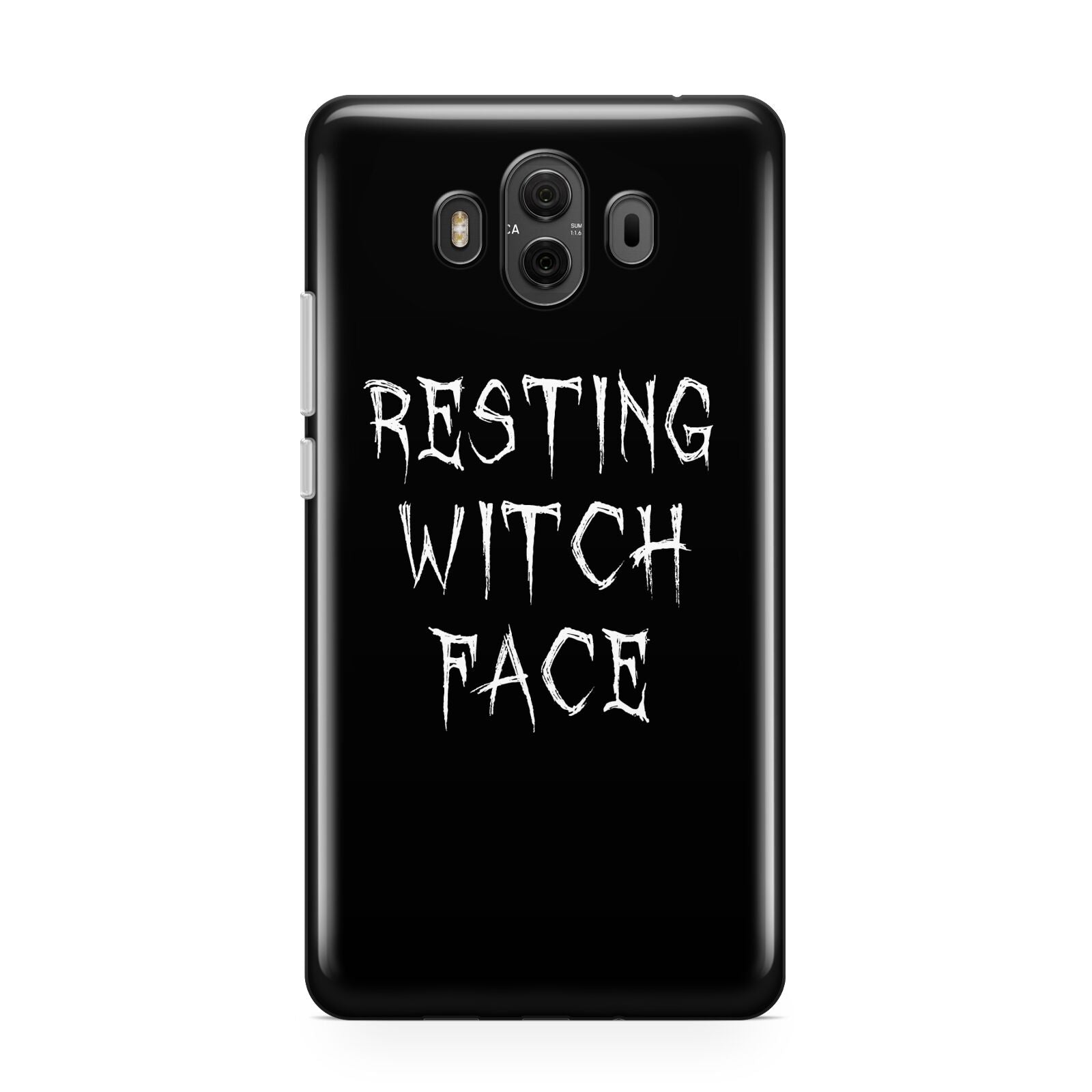 Resting Witch Face Huawei Mate 10 Protective Phone Case