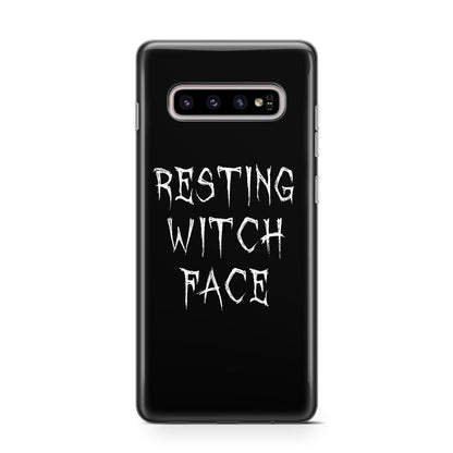 Resting Witch Face Samsung Galaxy S10 Case