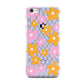 Retro Check Floral Apple iPhone 5c Case